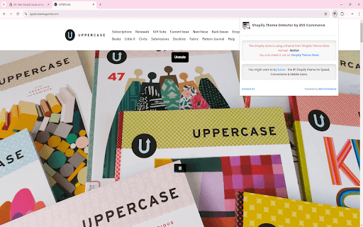 Shopify Theme Detector by BSS Commerce