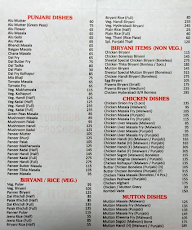 Sheetal Chinese Restaurant menu 1