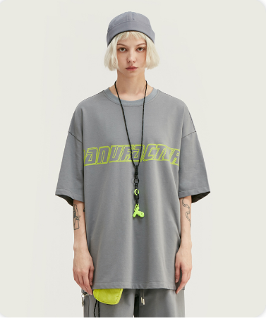 Couple fluorescent short sleeve