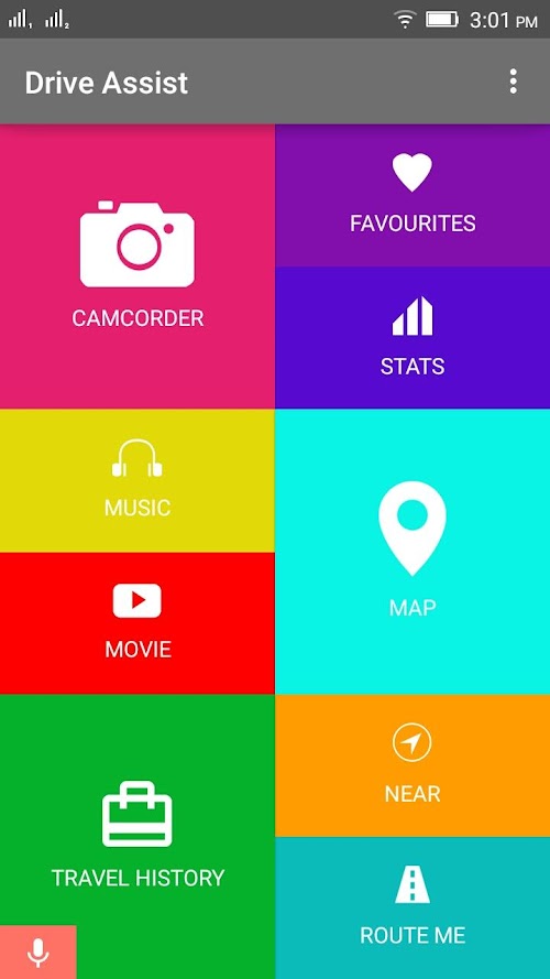 Android application Drive Assist screenshort