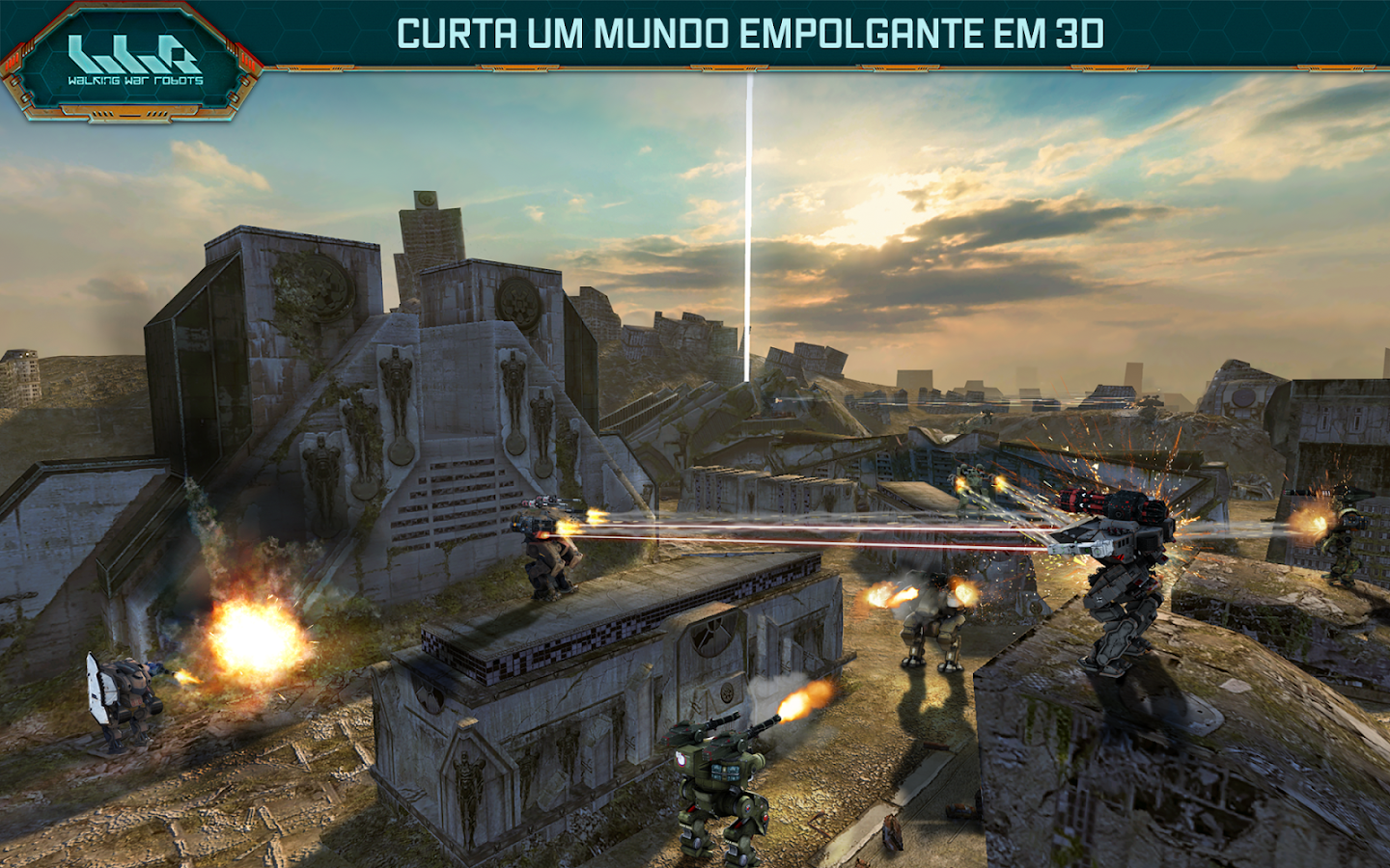   Walking War Robots: captura de tela 