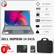 [Mới 100%] Laptop Dell Inspiron 14 5415 (Ryzen R5 - 5500U, Ram 8G, Ssd 256G, Amd Radeon Graphics, Màn 14.0 Full Hd, Ips)