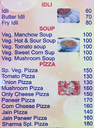 Sai Sagar Sharma menu 1