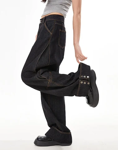 Američke Retro Jeans sa Dizajnom za - 1