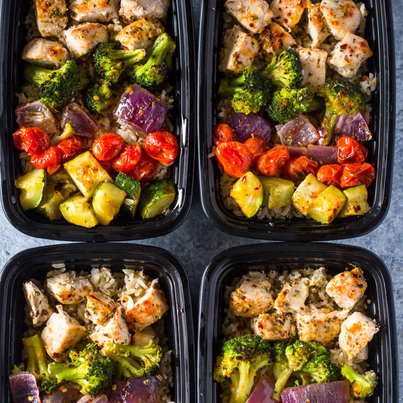 Meal Prep – Healthy Roasted Chicken and Veggies