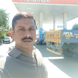 Murali Gowda at Indian Oil Petrol Pump, Yelahanka,  photos