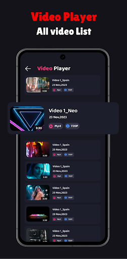 Screenshot Video player - Media Player