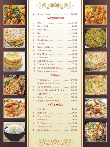 Hungersz menu 