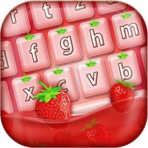 Download Cute Strawberry Keyboard Theme For PC Windows and Mac