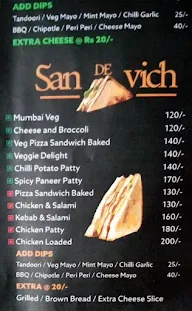 Sandwich Deepo menu 1