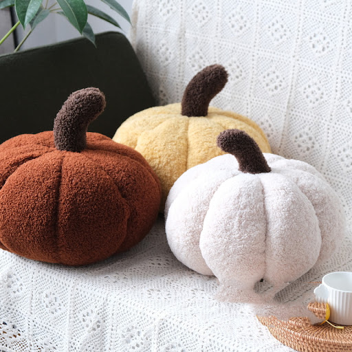 Title 5, Caramel Pumpkin Shaped Pillow Pastoral Cushion ...