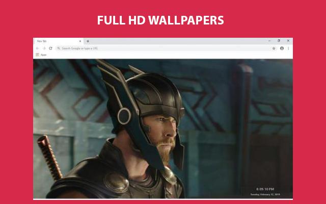 Thor Wallpapers and New Tab