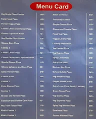 Domino's Pizza menu 1