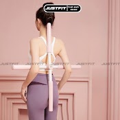 Gậy Tập Thẳng Lưng Justfit, Thanh Gậy Tập Yoga Chống Gù Lưng, Mở Vai Hình Chữ Thập