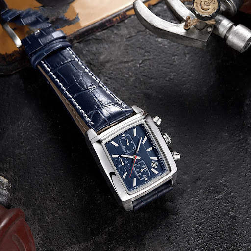 Title 3, Mens Vintage Fashion Square Multifunction Quar...