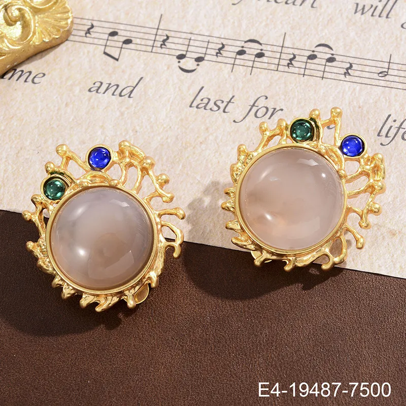 Orecchini Stile Cinese Retro Moda Accessori Donna Eleganti Design Vintage Gioielli Perfetti Come Regalo e per Occasioni Speciali