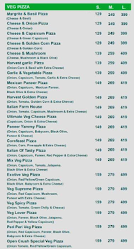 HR Pizza Makers menu 1