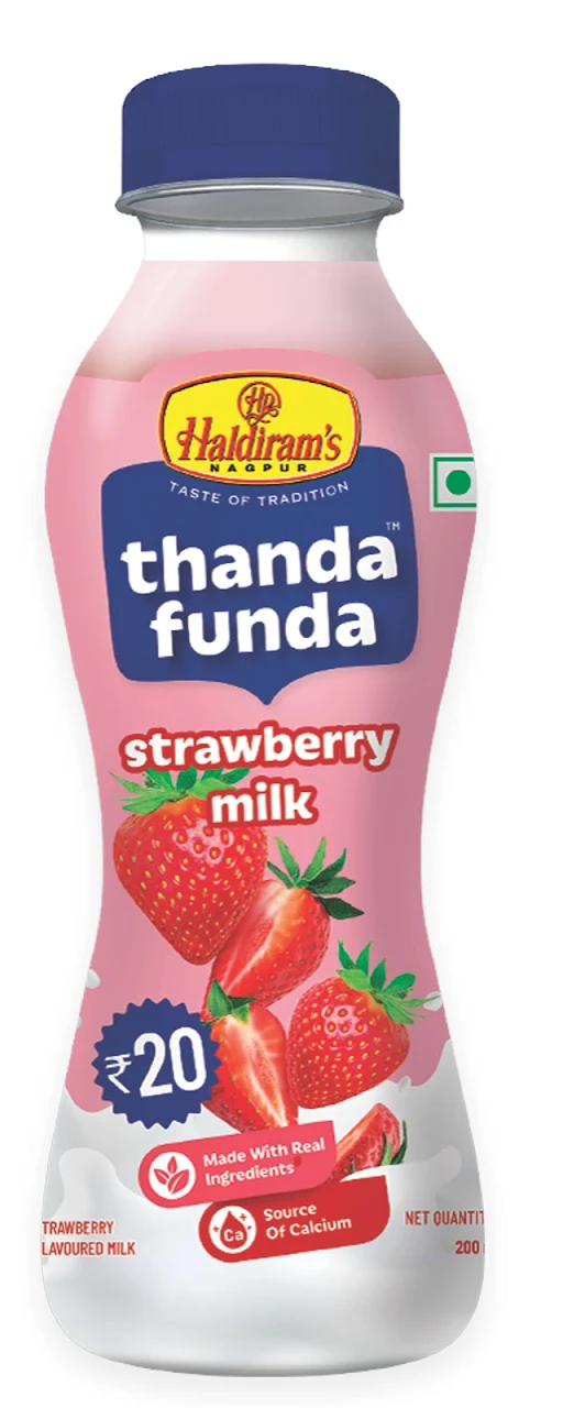 Strawberry Flavour Milk 180Ml Bott