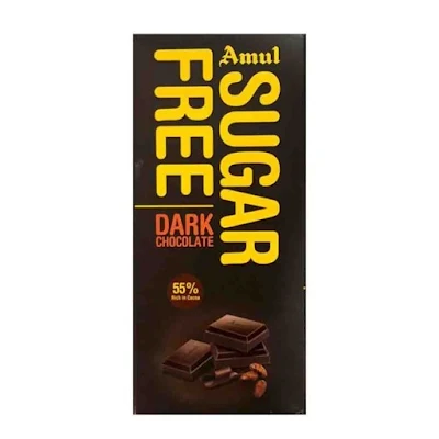 Amul Sugar Free Dark Chocolate 150 Gm