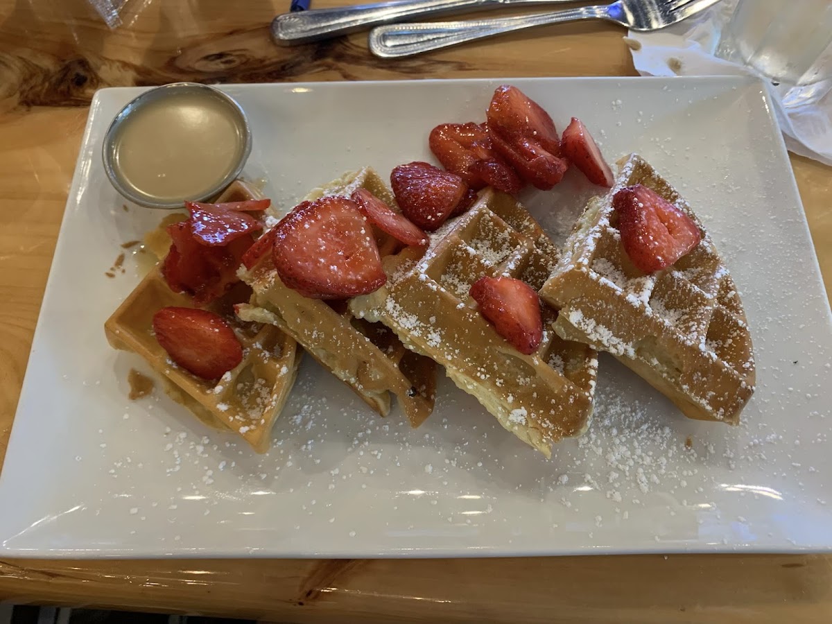 GF Salted Caramel Waffles