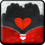 Heart Zipper Lock Apk