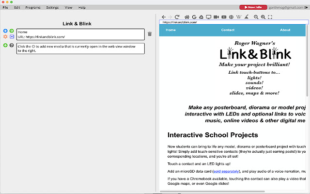 Link & Blink Media Linker chrome extension