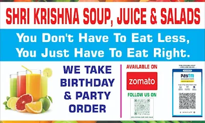 Shri Krishna Soup, Juice And Salad