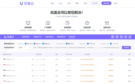 优麦云（SellerSpace）- 亚马逊卖家必备的店铺运营神器