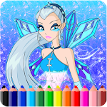 Cover Image of Download How To Color Winx Club game 1.0 APK