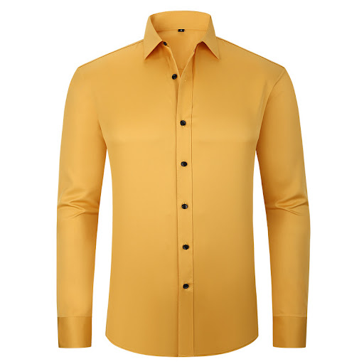 Title 20, Mens Full Elastic Force Shirt, Non-ironing, An...