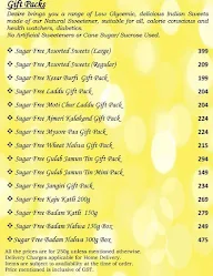 Dezire Goodlife Sugarless Sweets & Cakes menu 2