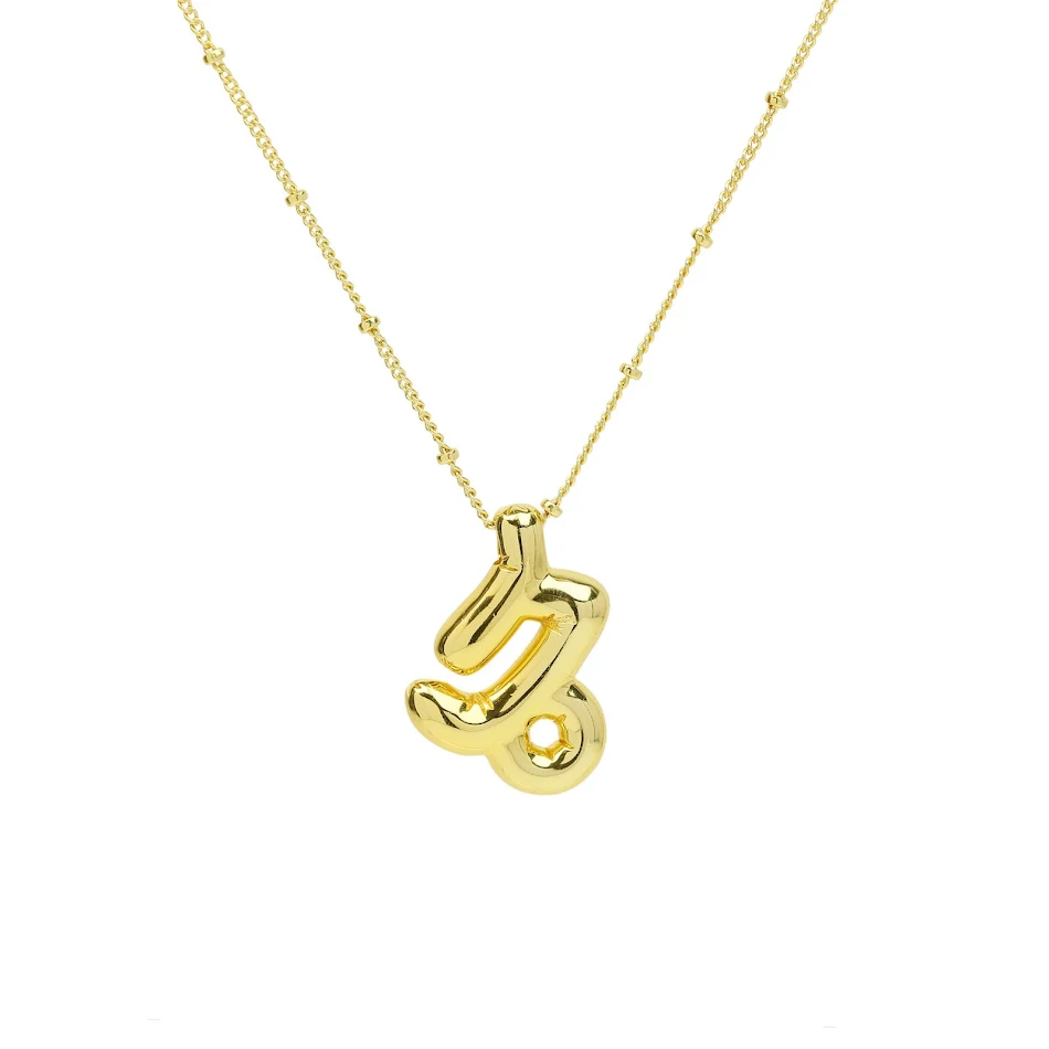 Superbe Collier Bulle Ballon Mignon 12 Constellations. Portez votre signe astrologique avec style et originalité.