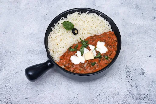 Dal Makhani With Steamed Rice [500 Grams, Serves 1]