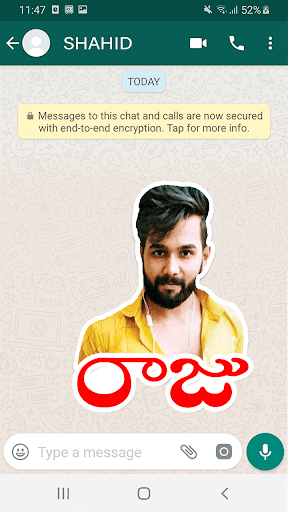 Telugu Sticker Maker