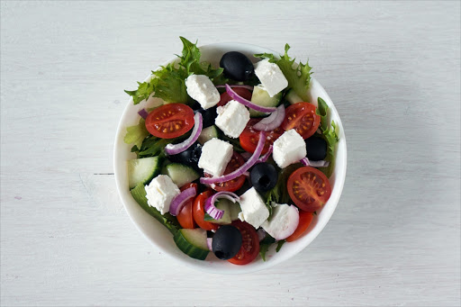 In Greece, a traditional salad does not contain lettuce.