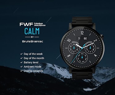 Calm Classic Watch Face يتباين بحسب الجهاز APK + Mod (المال غير محدود) إلى عن على ذكري المظهر