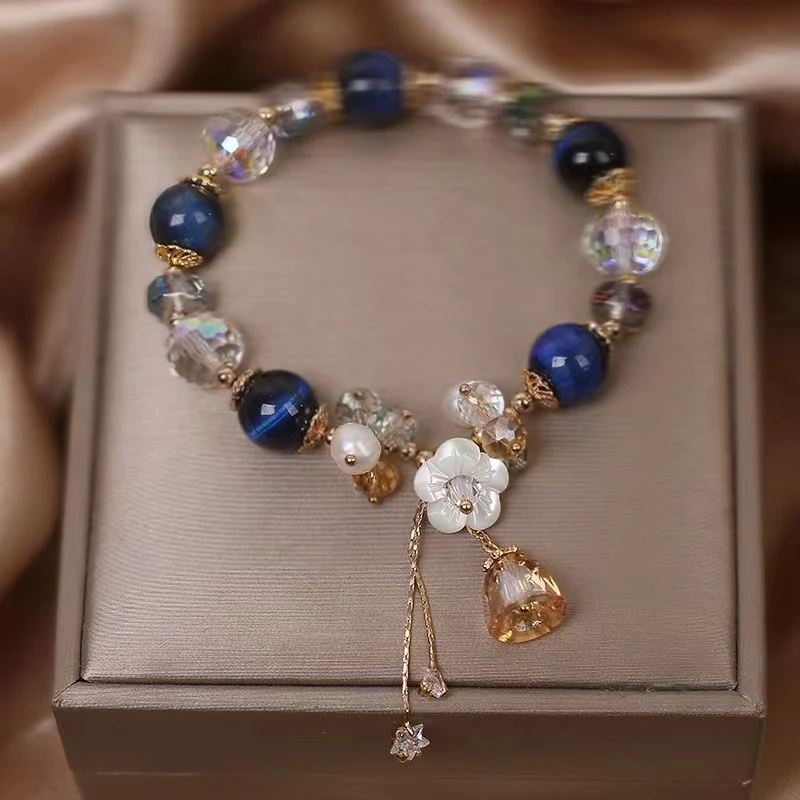 Title 2, Super glanzende kristallen armband dames Mori s...