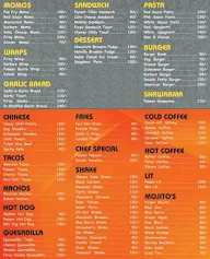How Cafe menu 1