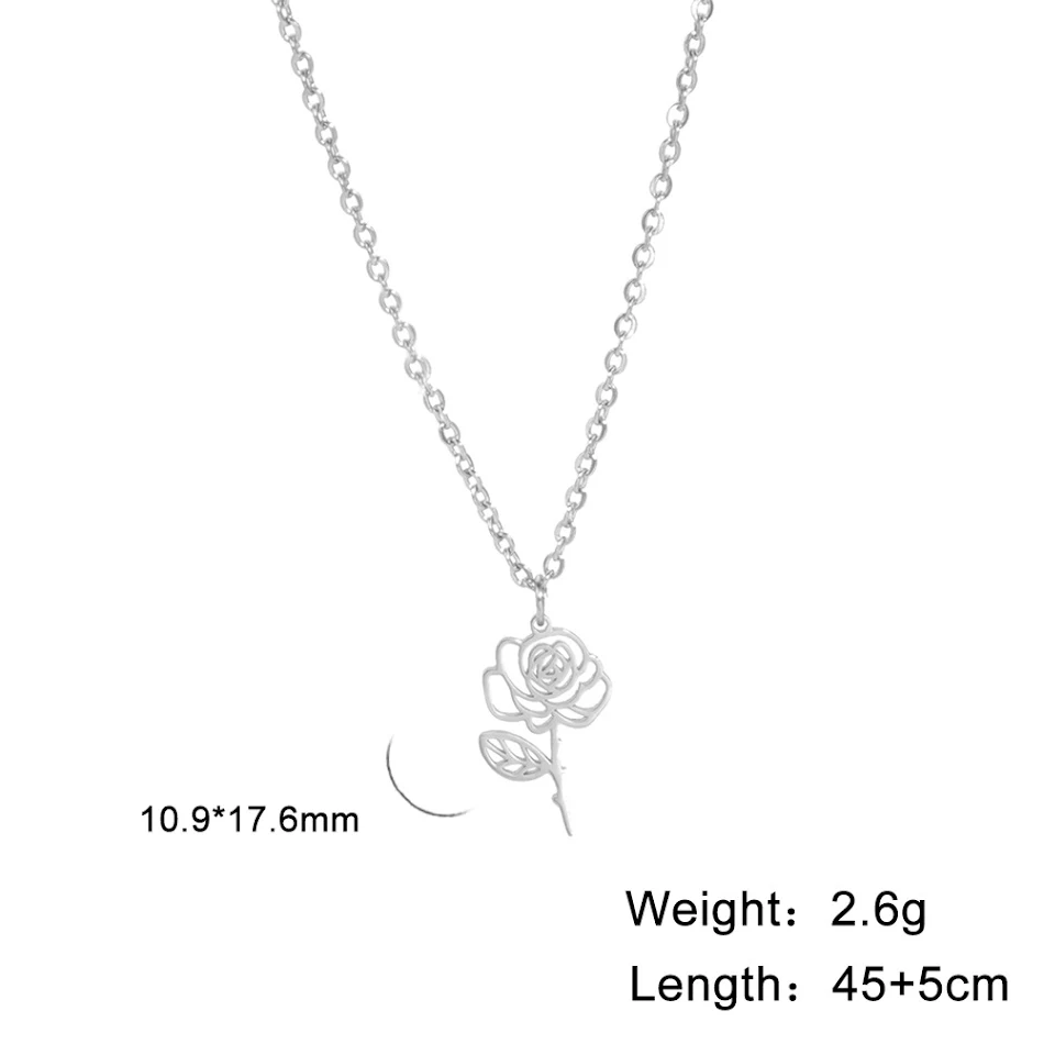 Colar pingente sol e lua de aço inoxidável, tendência fashion. Design elegante e durável para uso diário. Compre agora e realce seu visual!