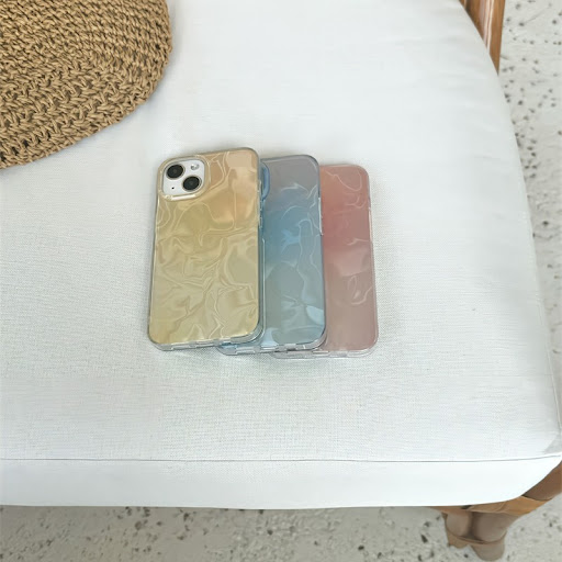 Title 8, Gradient Double Layer Water Ripple Phone Case, ...