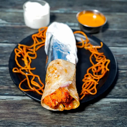 Veg Paneer Plain Roti Roll