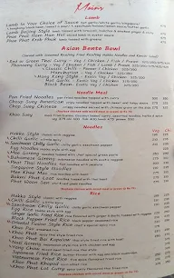 Oriental Fusion menu 6