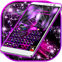 Télécharger Purple Keyboard Theme Installaller Dernier APK téléchargeur