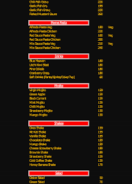 My Food Story menu 1