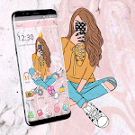 Cover Image of 下载 Hot Selfie Girl Theme 1.1.4 APK