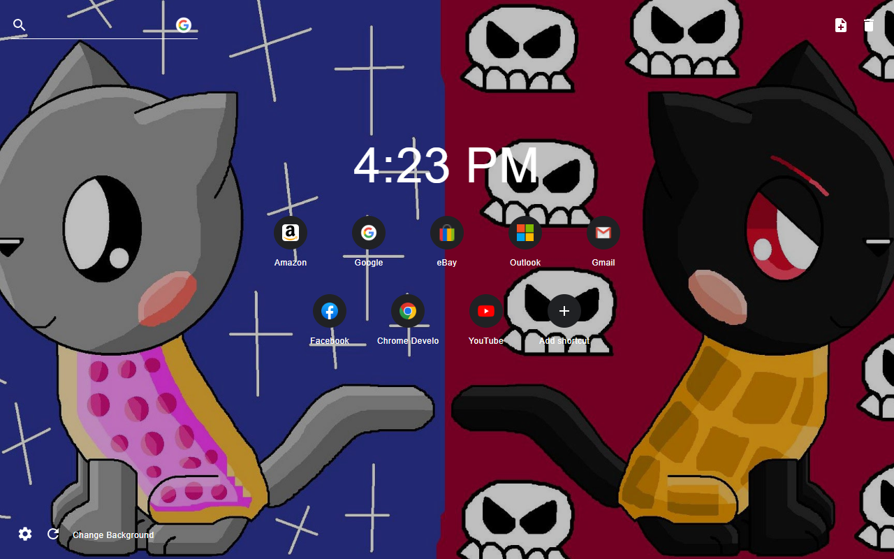 Nyan Cat New Tab Wallpaper Theme Preview image 5