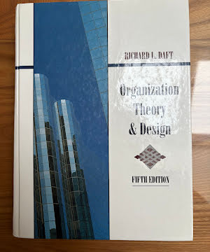 Organization Theory and Design