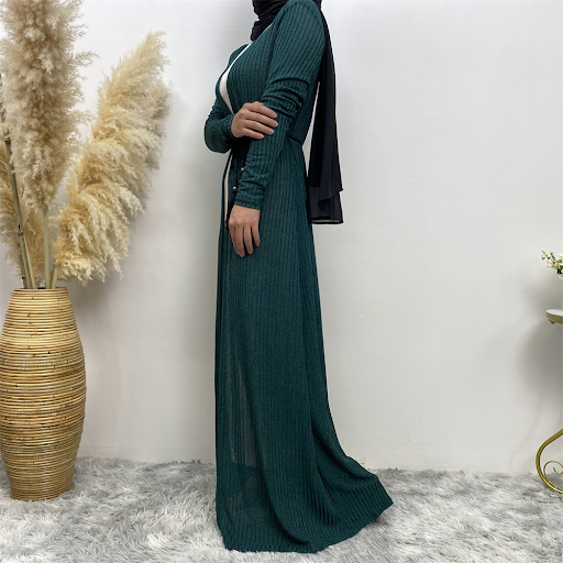 Title 16, Womens Long Sleeved Knitted Sweater Jacket Robe