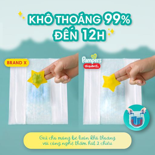 Thùng 3 gói Tã quần Pampers giữ dáng XXL28x3 cho bé 15-25kg (size XXL -84 miếng)