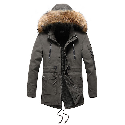Title 3, Mens mid-length cotton jacket offers comfort a...